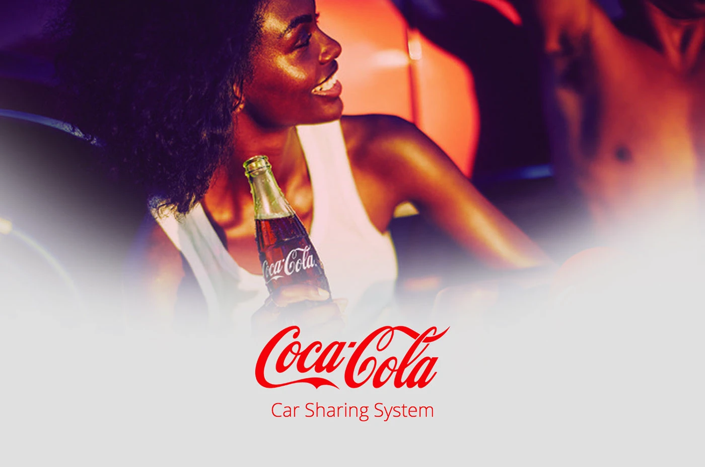 Coca Cola Car Sharing Mobile app UI/UX Design