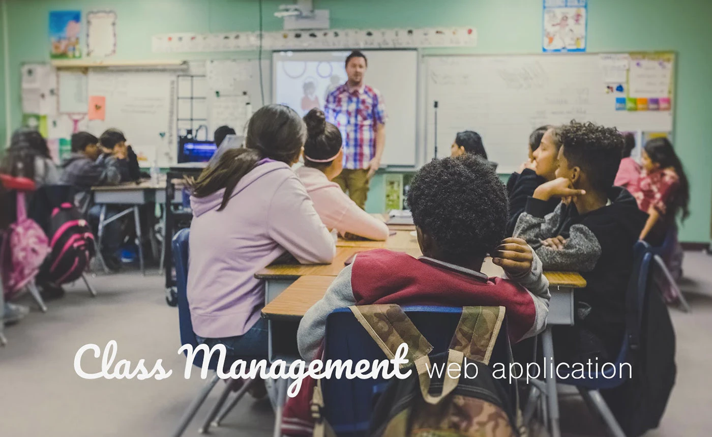 Student management web application - UI/UX